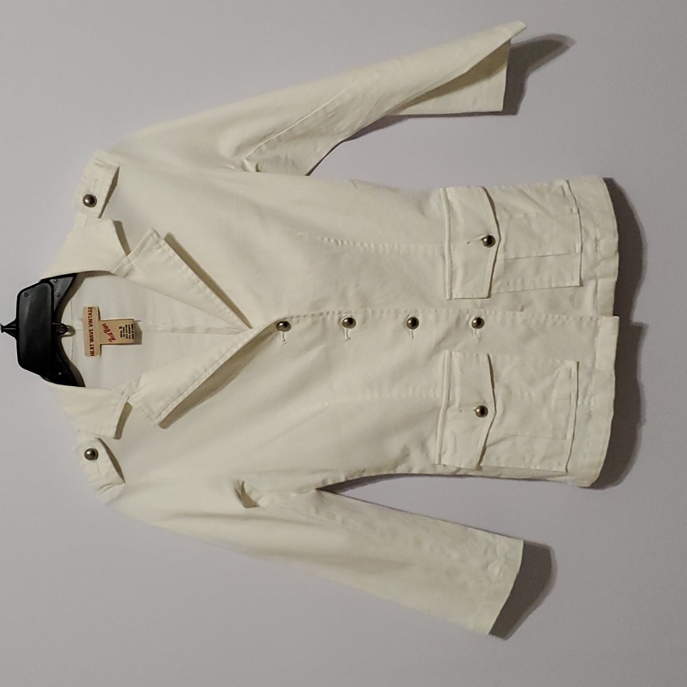 Heat Wave Vintage Fitted Blazer Jacket
